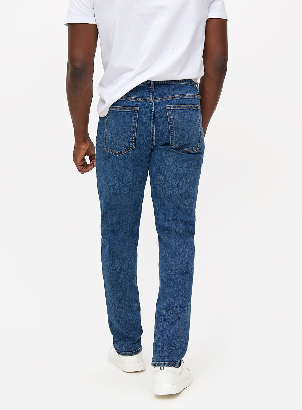 Everyday Mid Washed Denim Slim Fit Jeans  42S - Image 5 thumbnail